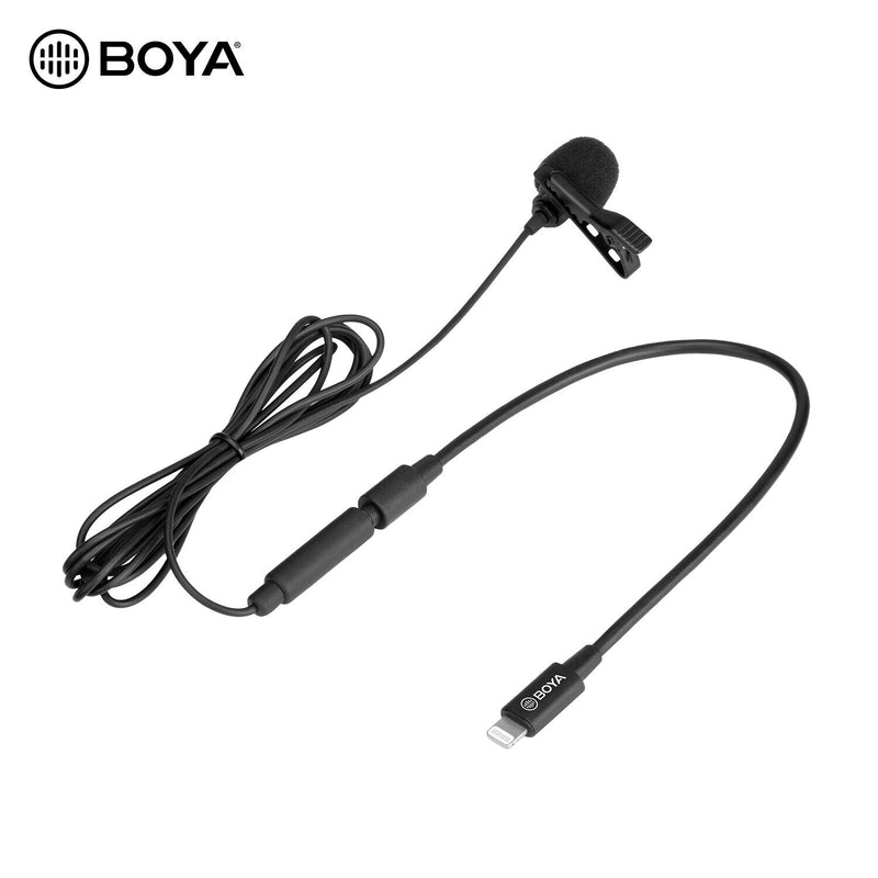 BOYA BY-M2 Omnidirectional Condenser Clip-On Lavalier Microphone for iOS Devices Microphone BOYA 