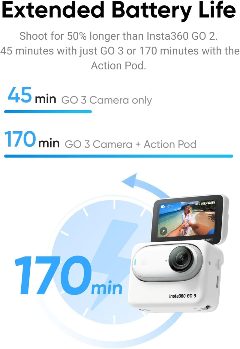 Insta360 GO 3 – Waterproof Tiny Mighty Action Camera Action Camera EVOGimbals.com 