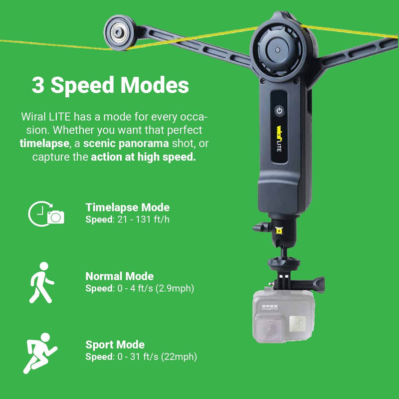 WIRAL LITE Cable Cam Bundle with Travel Case Cable Cam Wiral 